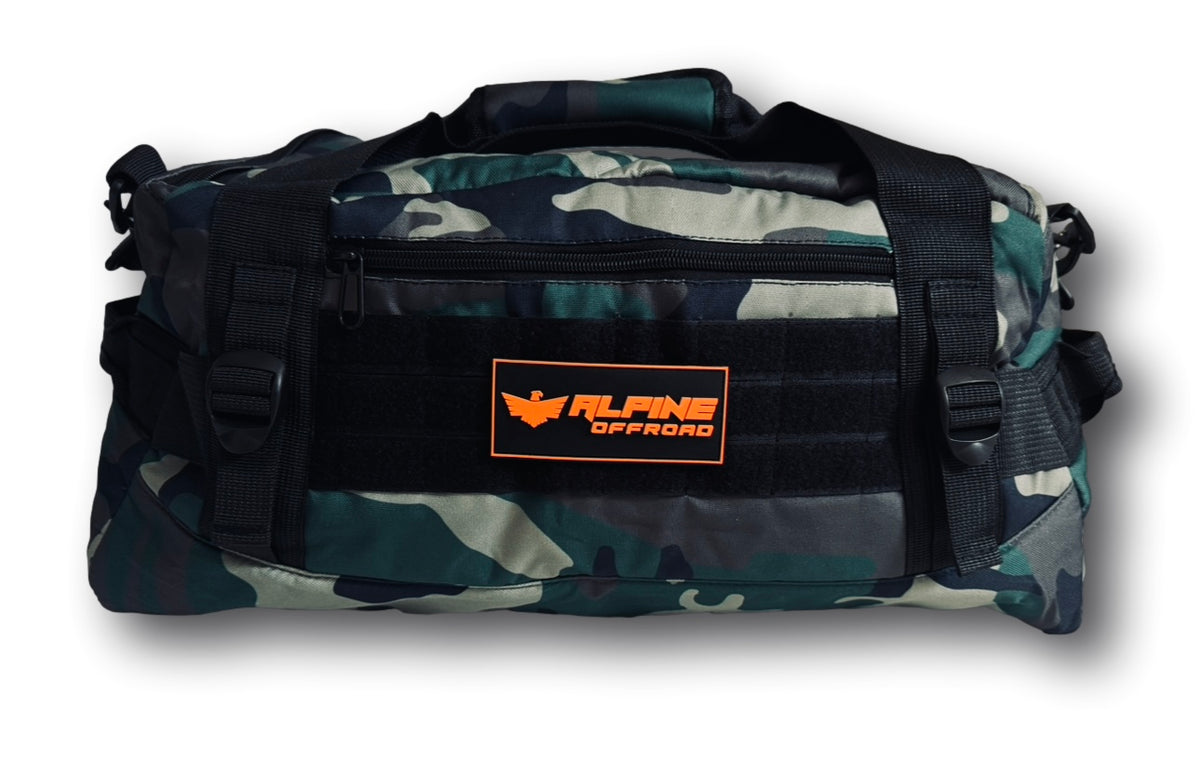 Woodland Camo Tactical Duffle Bag – Alpine Offroad