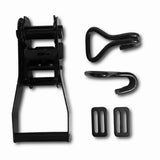 TIRE TIE DOWN BLACKOUT HARDWARE PACKAGE