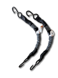 ALPINE PREMIUM BUNGEE STRAPS (PAIR) - GRAY