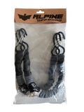ALPINE PREMIUM BUNGEE STRAPS (PAIR) - GRAY