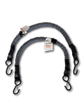 ALPINE PREMIUM BUNGEE STRAPS (PAIR) - GRAY