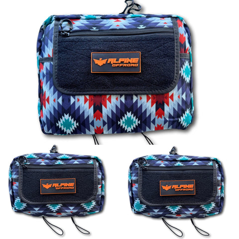 AzureTec Molle Pouch Set- (1 Large, 2 Medium)
