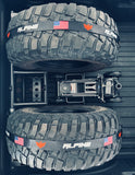 Alpine Flag Tire Tie Down (Single Strap)