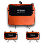 Orange Molle Pouch Set- (1 Large, 2 Medium)