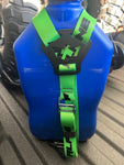 Dual Y Fuel Jug Strap-Neon Green
