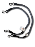 ALPINE PREMIUM BUNGEE STRAPS (PAIR) - GRAY