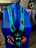 Dual Y Fuel Jug Strap- Teal