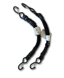 ALPINE PREMIUM BUNGEE STRAPS (PAIR) - BLACK