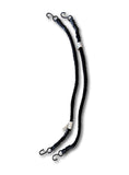 ALPINE PREMIUM BUNGEE STRAPS (PAIR) - BLACK