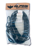 ALPINE PREMIUM BUNGEE STRAPS (PAIR) - BLACK