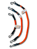 ALPINE PREMIUM BUNGEE STRAPS (PAIR) - ORANGE