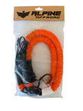 ALPINE PREMIUM BUNGEE STRAPS (PAIR) - ORANGE