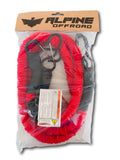 ALPINE PREMIUM BUNGEE STRAPS (PAIR) - RED