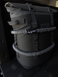 ALPINE PREMIUM BUNGEE STRAPS (PAIR) - GRAY