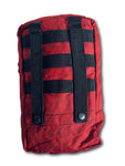 Red Dazzle Molle Pouch (medium)