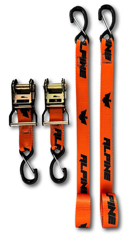 Alpine Orange Universal Tie Downs (Pair)