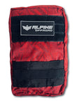 Red Dazzle Molle Pouch Set- includes 2 medium and 1 large bags)