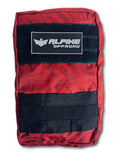 Red Dazzle Molle Pouch Set- includes 2 medium and 1 large bags)