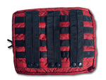 Red Dazzle Molle Pouch Set- includes 2 medium and 1 large bags)