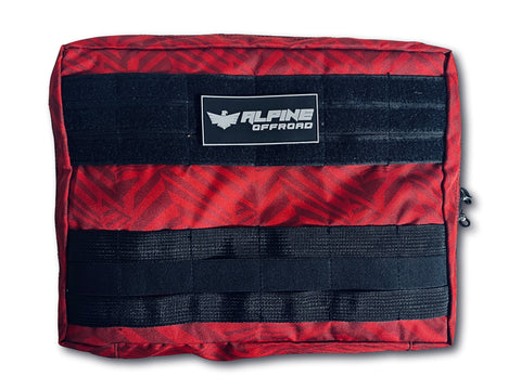 Red Dazzle Molle Pouch (large)