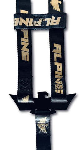 Alpine Double Eagle Straps- Gold and Black (single strap)