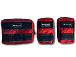 Red Dazzle Molle Pouch Set- includes 2 medium and 1 large bags)
