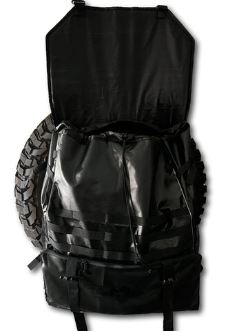 trash bag backpack rain cover Clearance Recon Bag- Black Spare Tire Bag