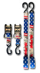 Stars and Camo Universal Tie Downs (Pair)