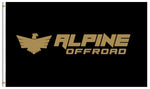 Gold & Black Alpine Offroad Flag